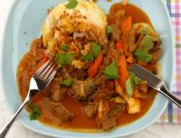 Lammcurry på lammstek